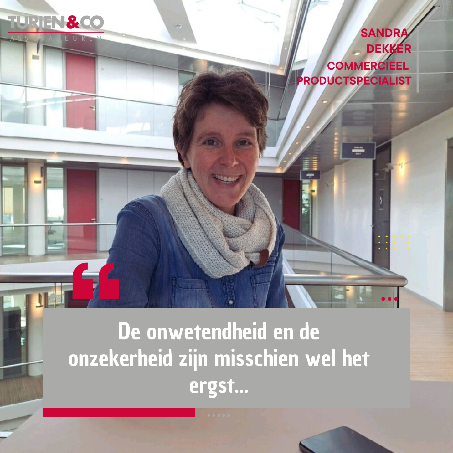 Kopie Van White Yellow Modern Business Quote Linkedin Post